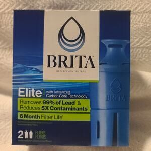 Brita Elite Replacement Filters Longlast Water Filter All Brita Systems 2 Pack